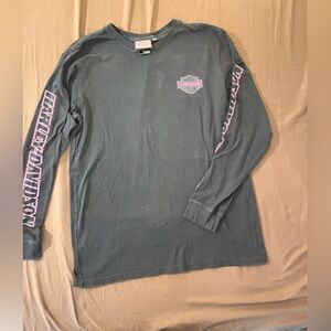 Harley-Davidson Black and Pink Logo Shirt